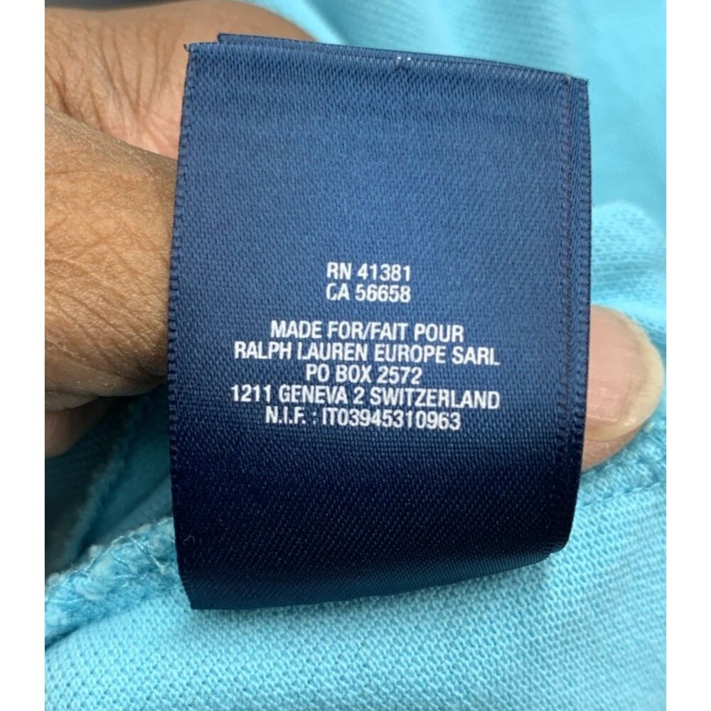 Vintage Polo By Ralph Lauren Polo Top Youth Size XL ( 18-20 ) Teal Blue School - Picture 11 of 15